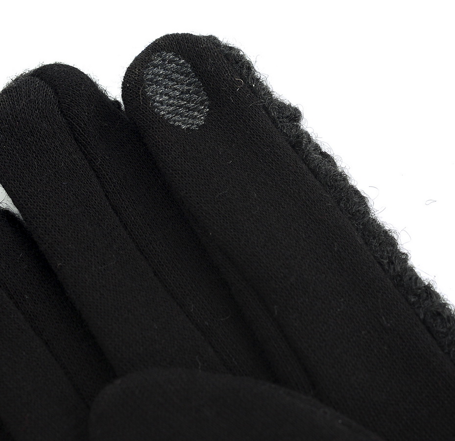 женские перчатки шерстяной трикотаж букле / флис pittards