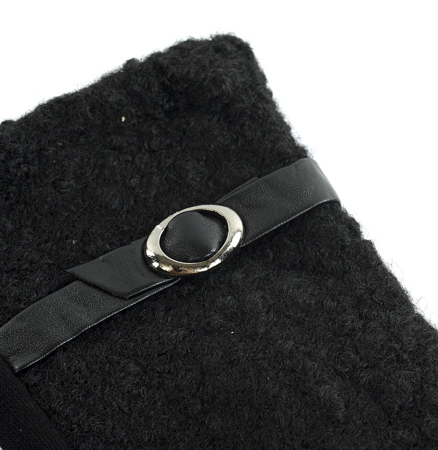 женские перчатки шерстяной трикотаж букле / флис pittards