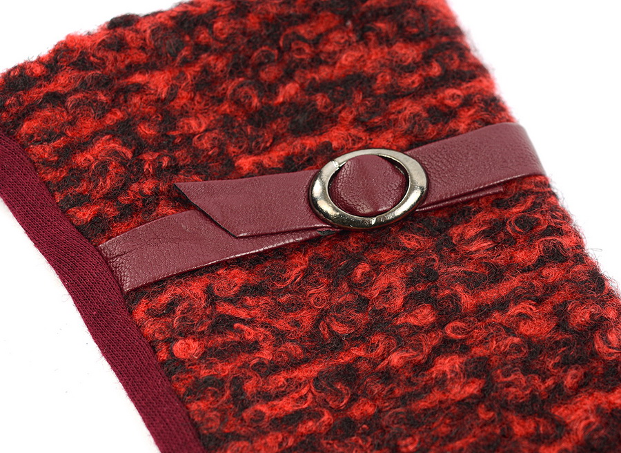 женские перчатки шерстяной трикотаж букле / флис pittards