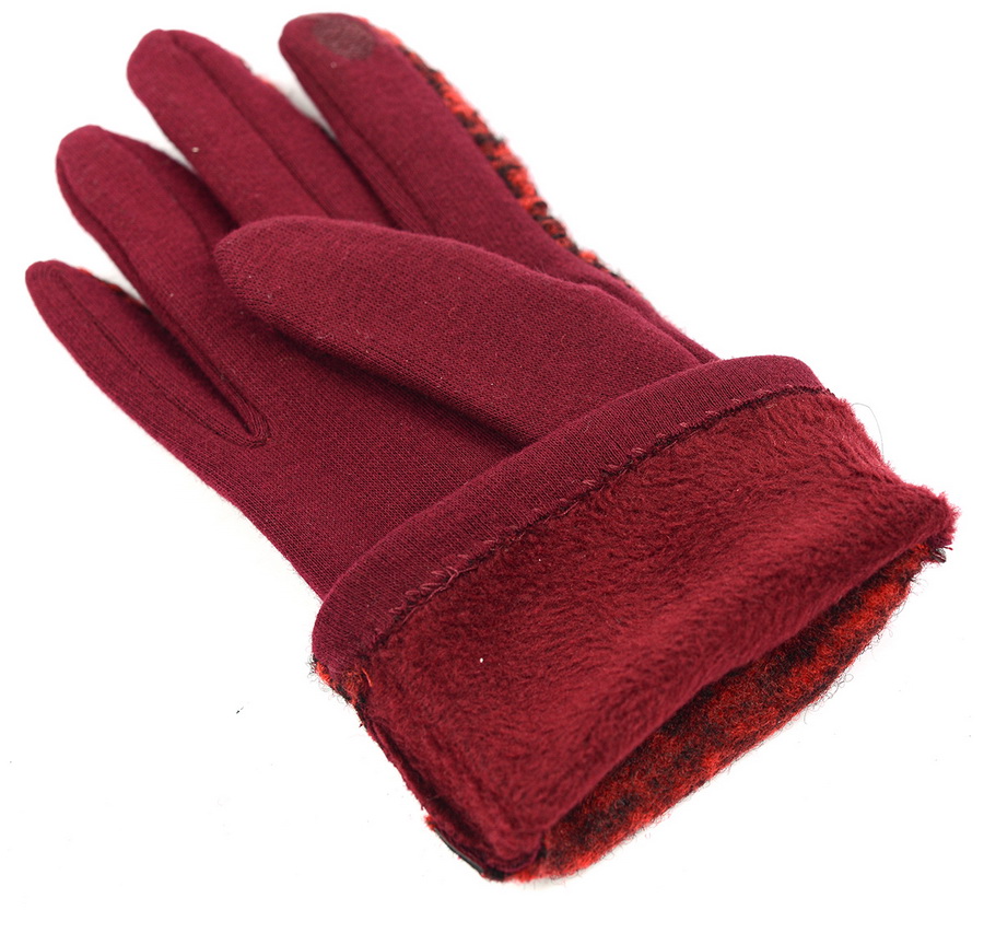 женские перчатки шерстяной трикотаж букле / флис pittards