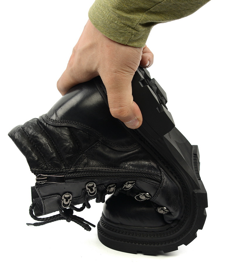 мужские ботинки натуральная кожа / натуральный мех gugu германия