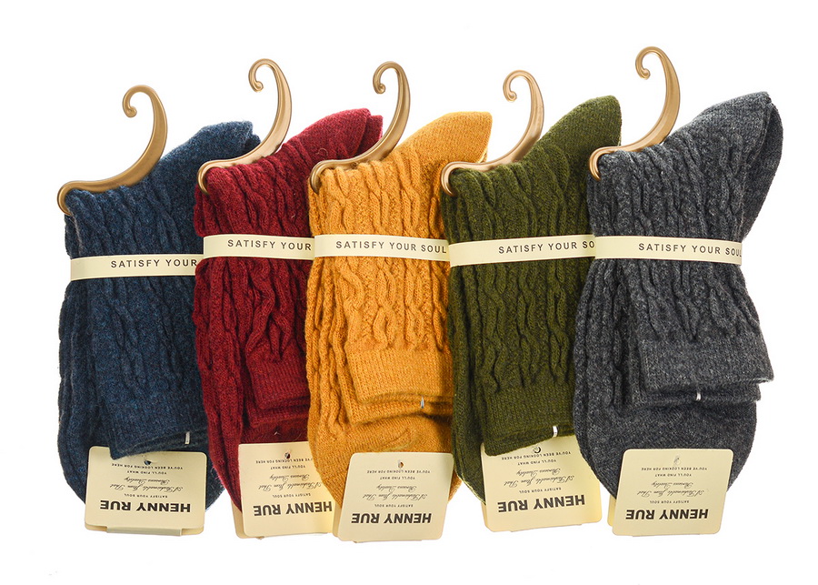 носки женские 36-41 шерсть henny rue