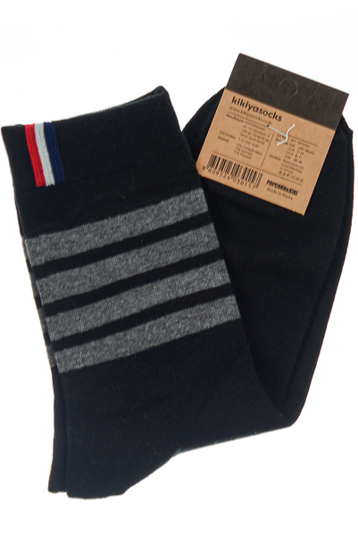 мужские носки полоски kiki