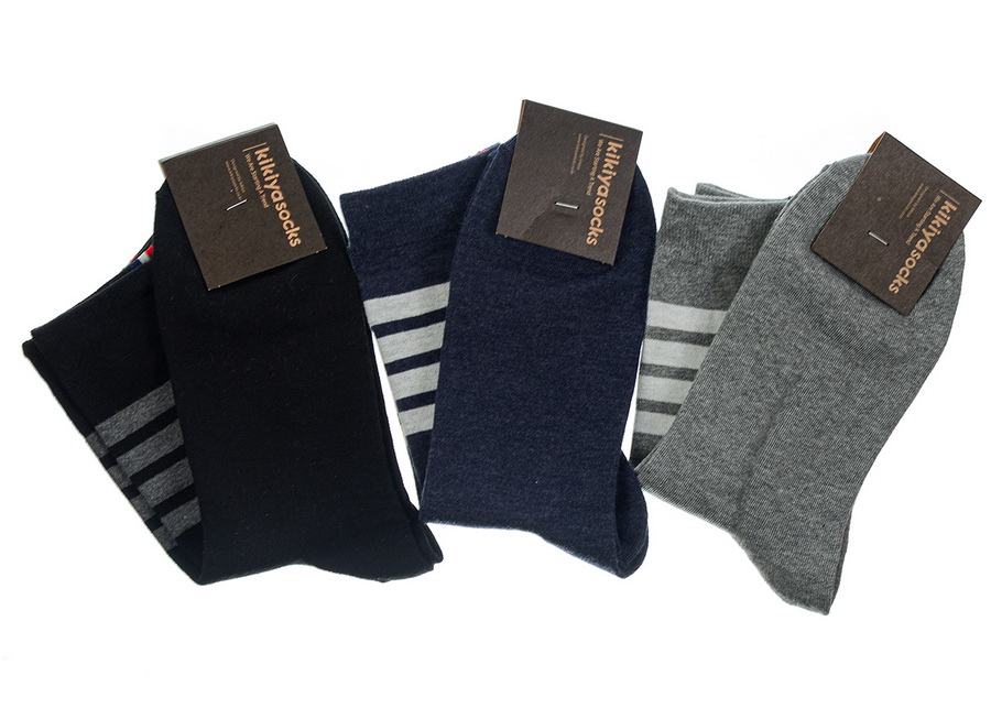 мужские носки полоски kiki