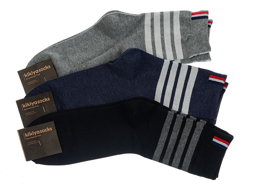 мужские носки полоски kiki