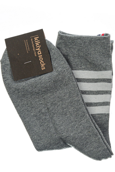 мужские носки полоски kiki