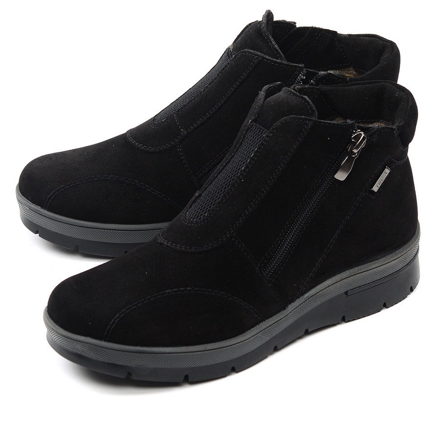 женские ботинки натуральная кожа (замша) / шерсть ego беларусь