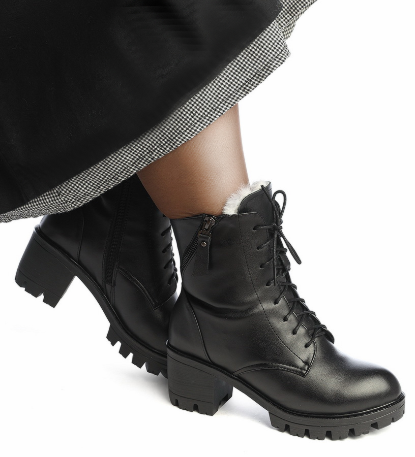 женские ботинки натуральная кожа / натуральный мех gugu германия