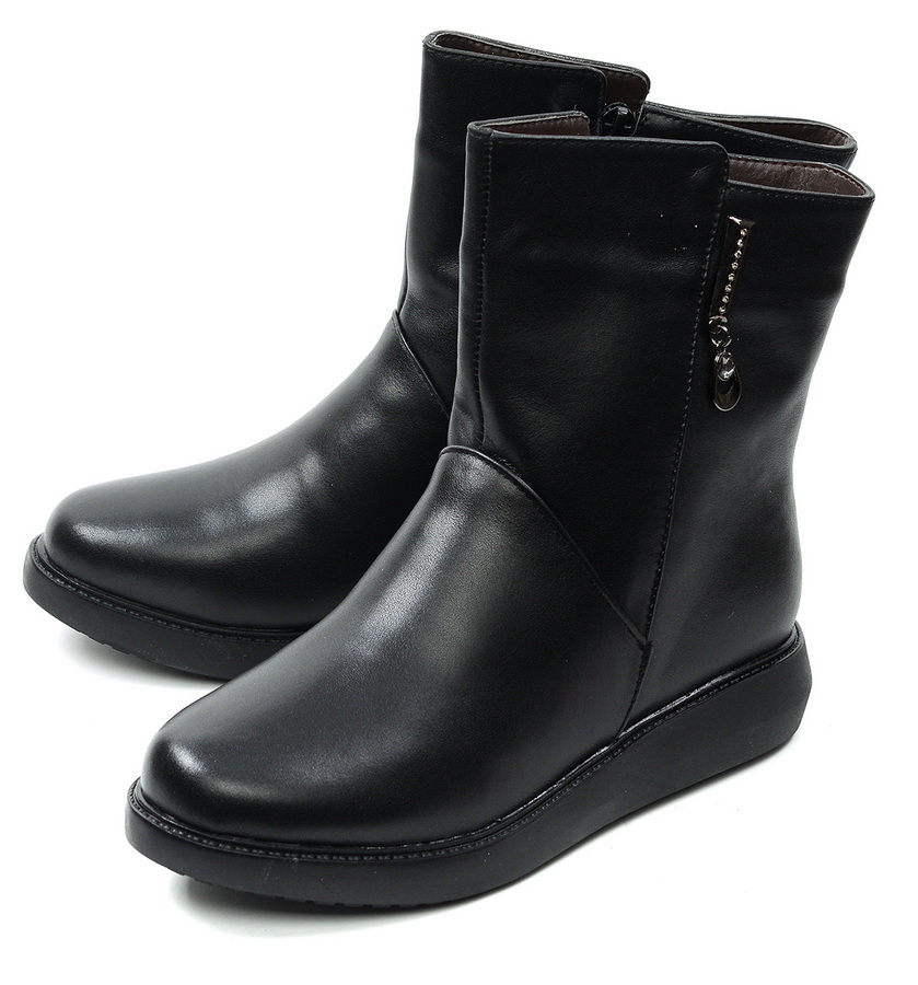 женские полусапоги натуральная кожа / натуральный мех gugu германия