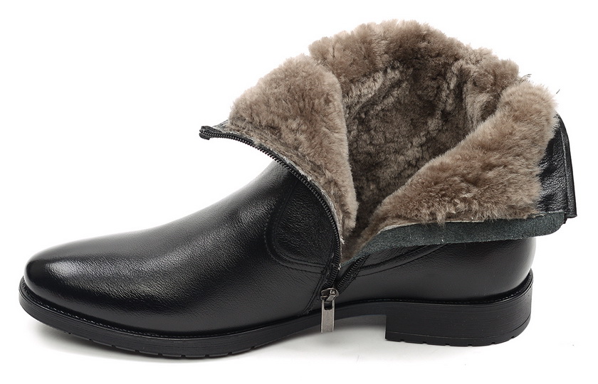 мужские ботинки натуральная кожа / натуральный мех corvetto 