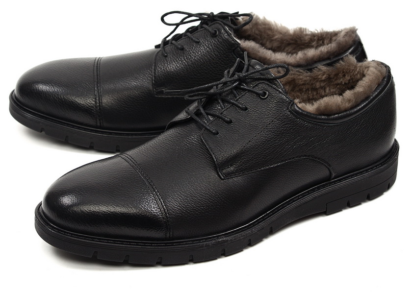 мужские полуботинки натуральная кожа / натуральный мех corvetto