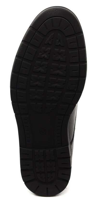 мужские полуботинки натуральная кожа / натуральный мех corvetto