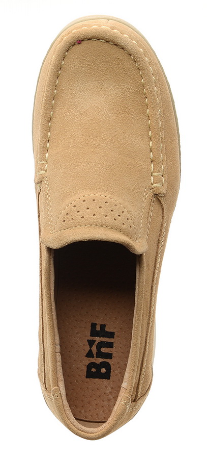 женские мокасины на танкетке натуральная замша bnf тайвань 