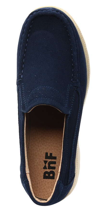 женские мокасины на танкетке натуральная замша bnf тайвань 