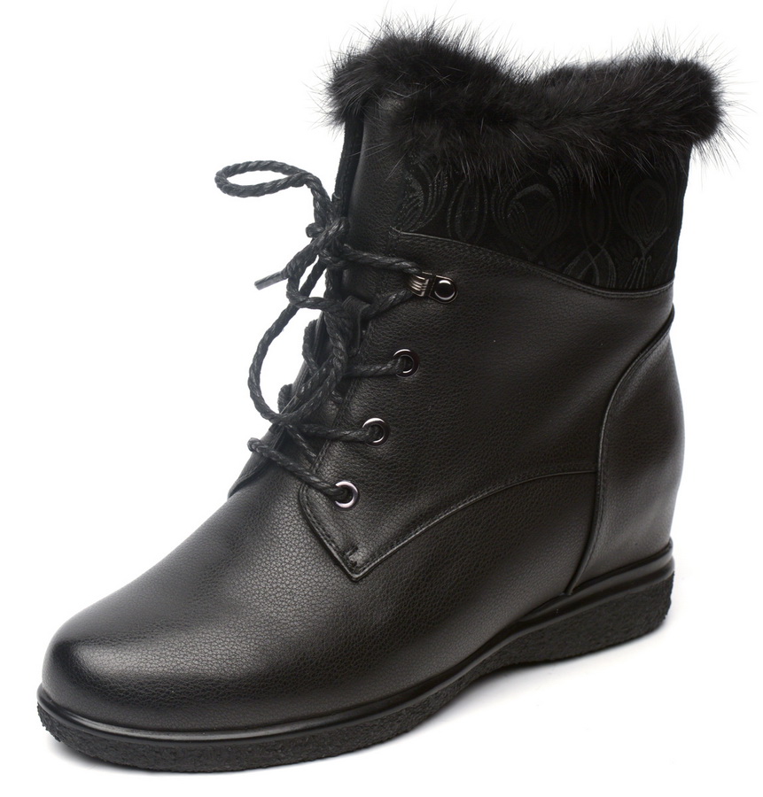 женские ботинки натуральная кожа /натуральный мех gugu германия