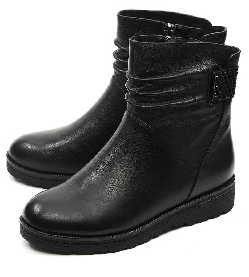 женские полусапоги натуральная кожа / натуральный мех gugu германия