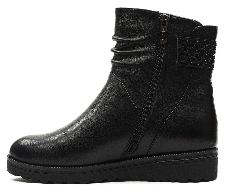 женские полусапоги натуральная кожа / натуральный мех gugu германия