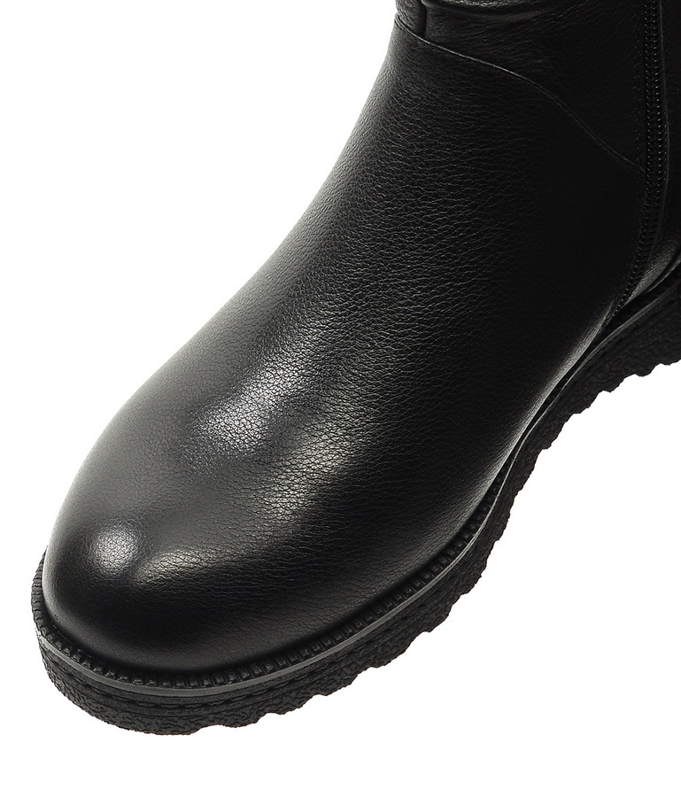 женские полусапоги натуральная кожа / натуральный мех gugu германия