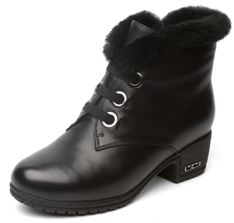 женские ботинки натуральная кожа / натуральный мех gugu германия