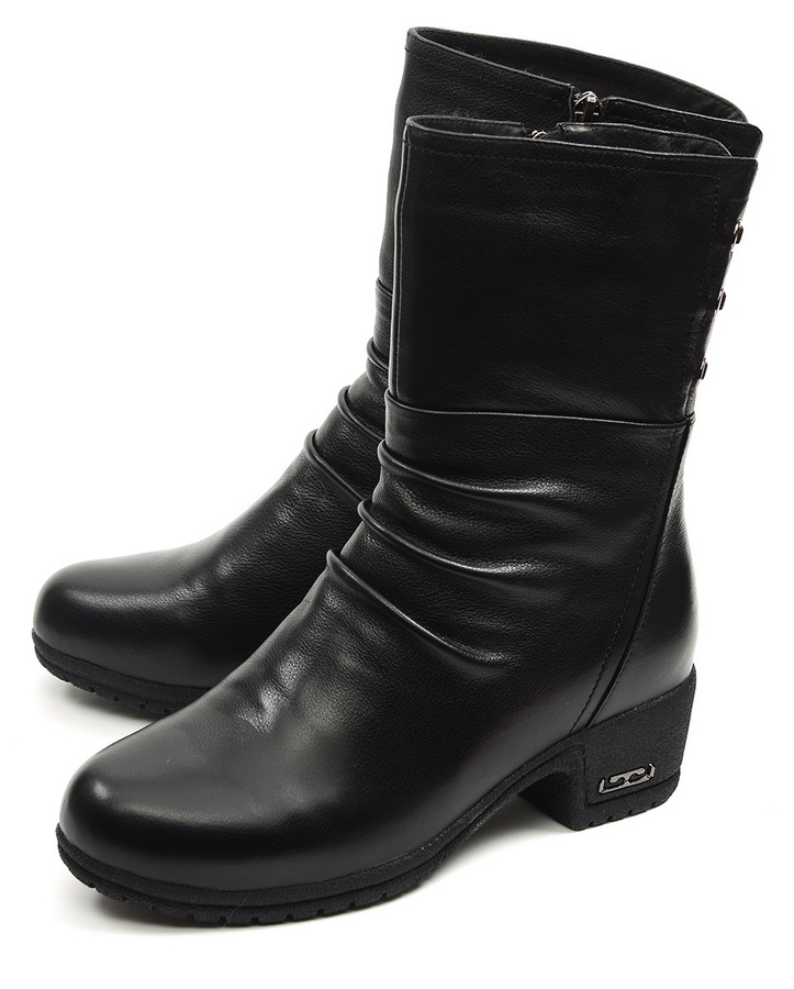 женские сапоги натуральная кожа / натуральный мех gugu германия