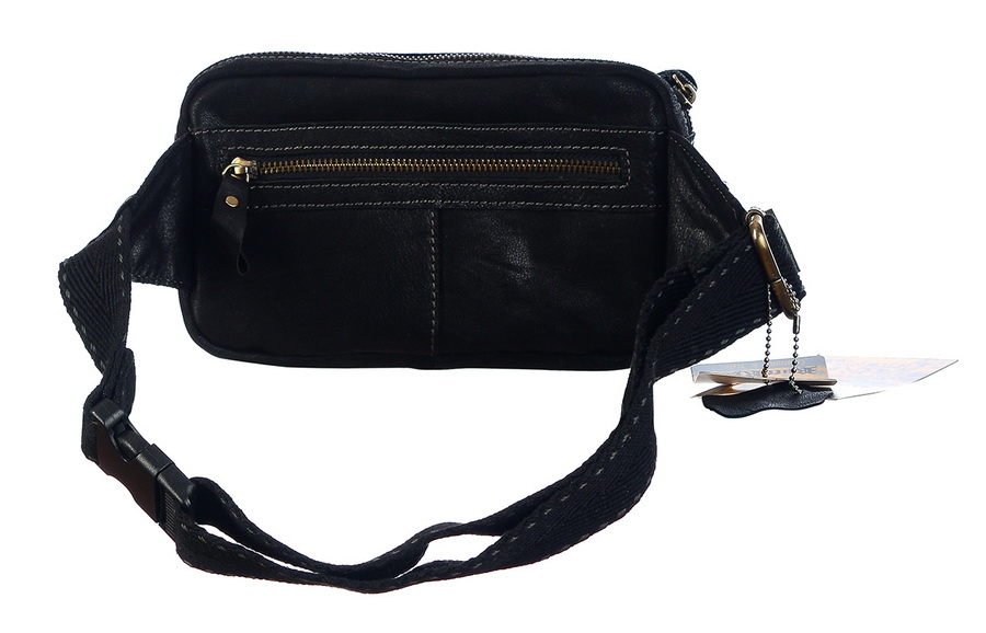 мужская  сумка поясная натуральная кожа ruff ryder