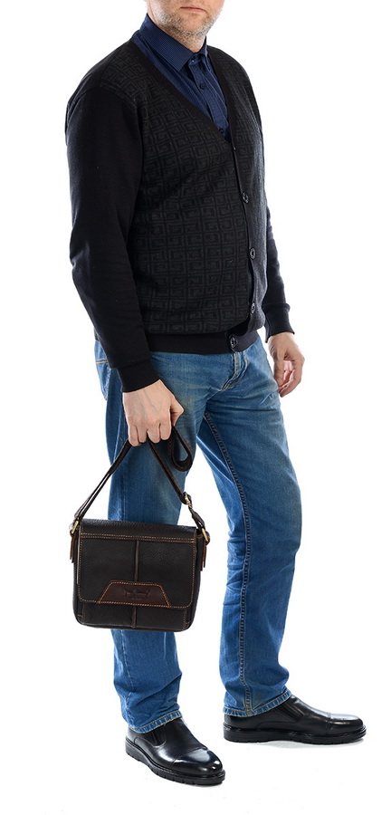 мужская сумка натуральная кожа ruff ryder