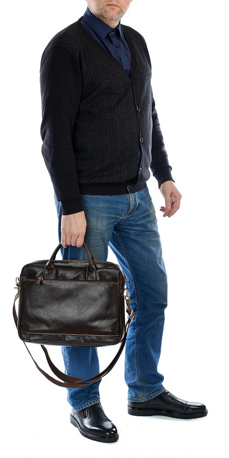 мужской портфель натуральная кожа allan marco