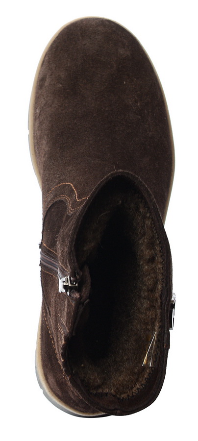 женские полусапоги натуральная кожа (замша) / шерсть эго беларусь