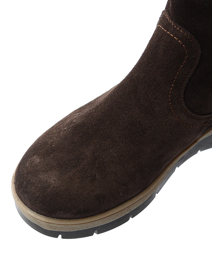 женские полусапоги натуральная кожа (замша) / шерсть эго беларусь