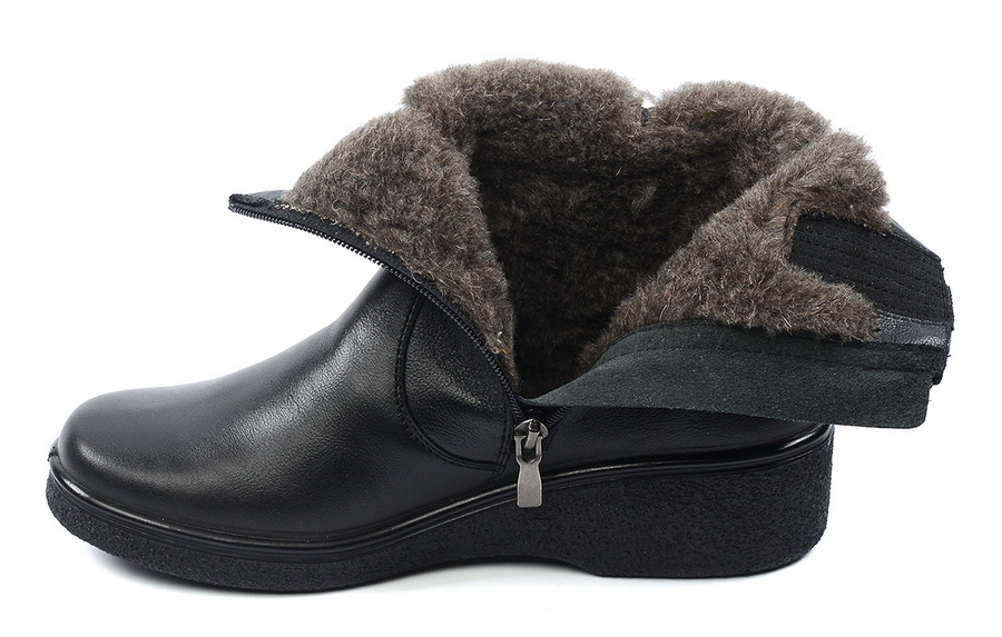 женские сапоги натуральная кожа / шерсть росвест россия