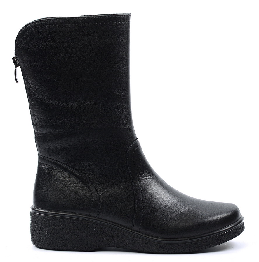 женские сапоги натуральная кожа / шерсть росвест россия