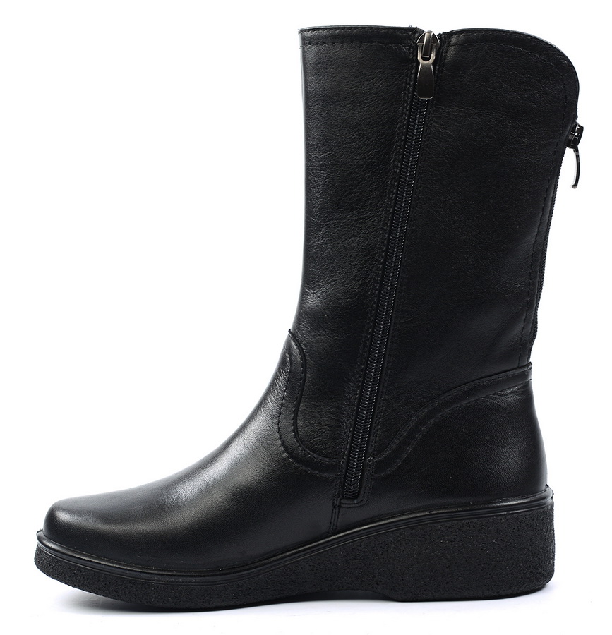 женские сапоги натуральная кожа / шерсть росвест россия