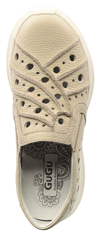 женские полуспортивные туфли натуральная кожа gugu германия