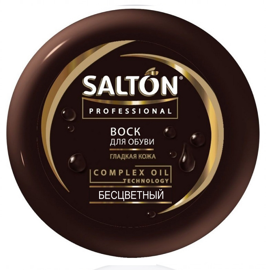 воск для обуви банка бесцветный 70 мл salton россия
