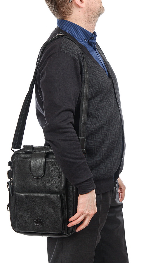 мужская сумка натуральная кожа zznick 