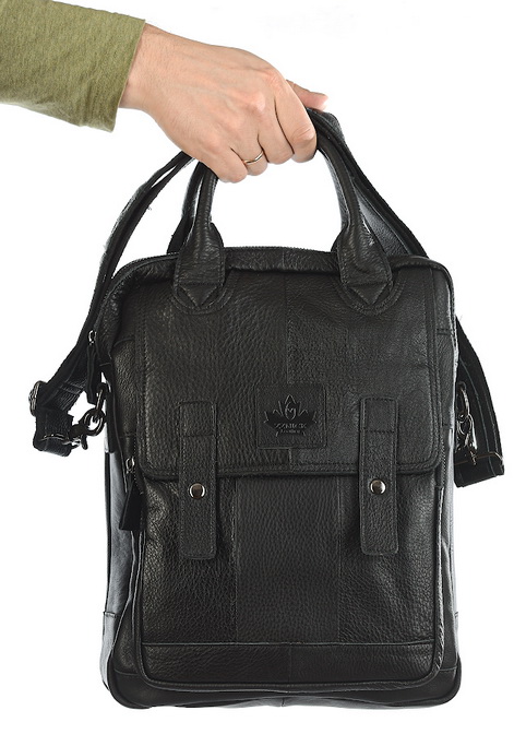 мужская сумка натуральная кожа zznick 