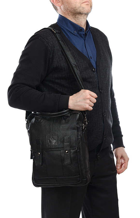 мужская сумка натуральная кожа zznick 