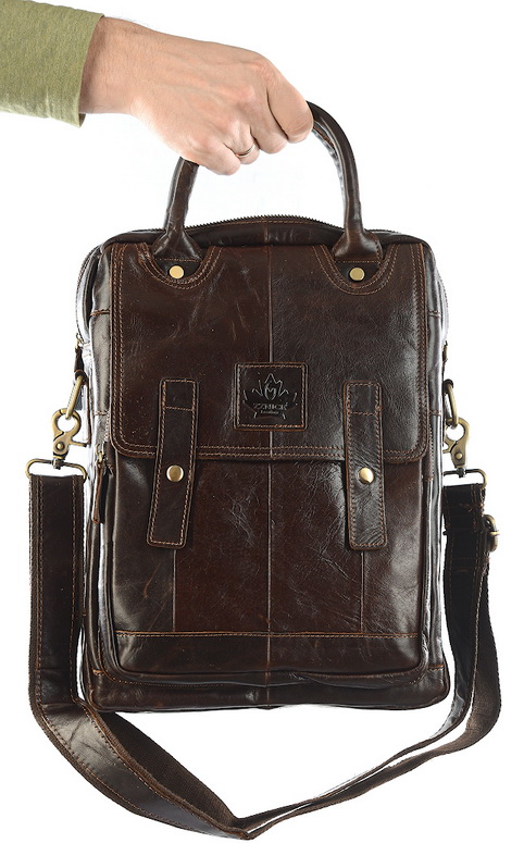 мужская сумка натуральная кожа zznick 