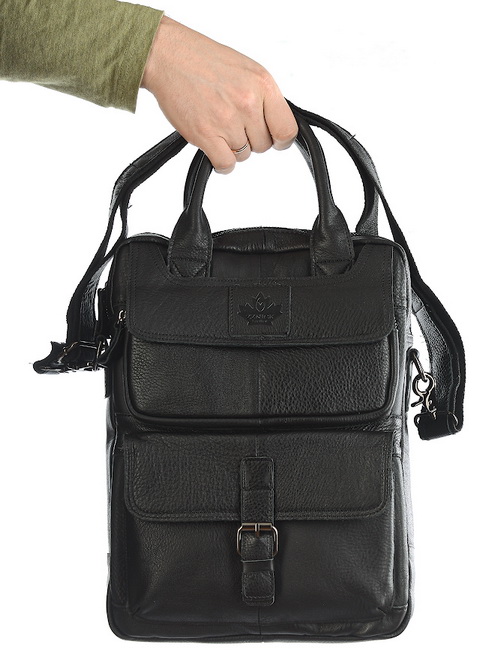 мужская сумка натуральная кожа zznick 