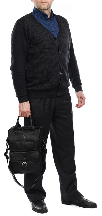 мужская сумка натуральная кожа zznick 