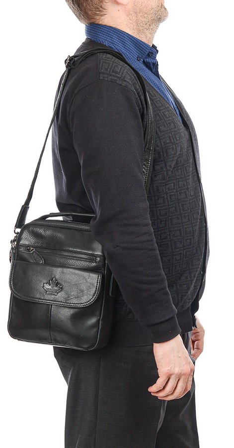 мужская сумка натуральная кожа zznick 