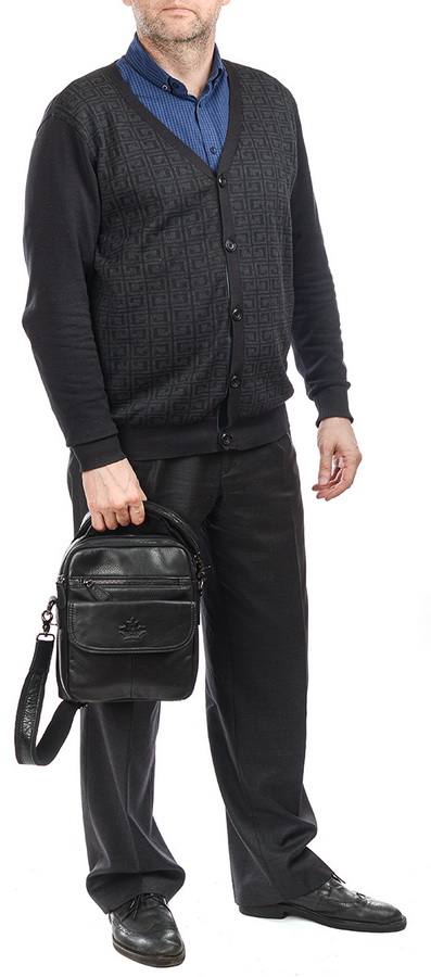 мужская сумка натуральная кожа zznick 