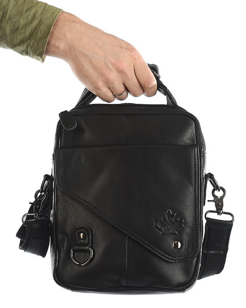 мужская сумка натуральная кожа zznick 