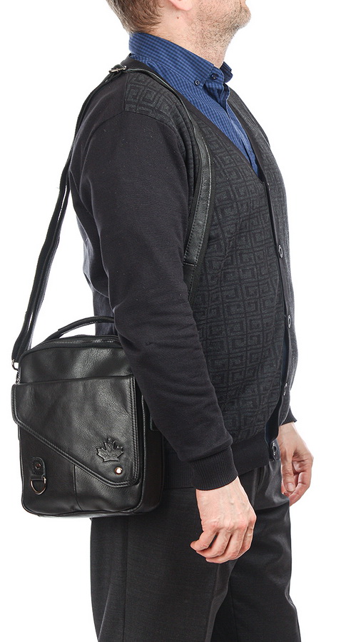 мужская сумка натуральная кожа zznick 