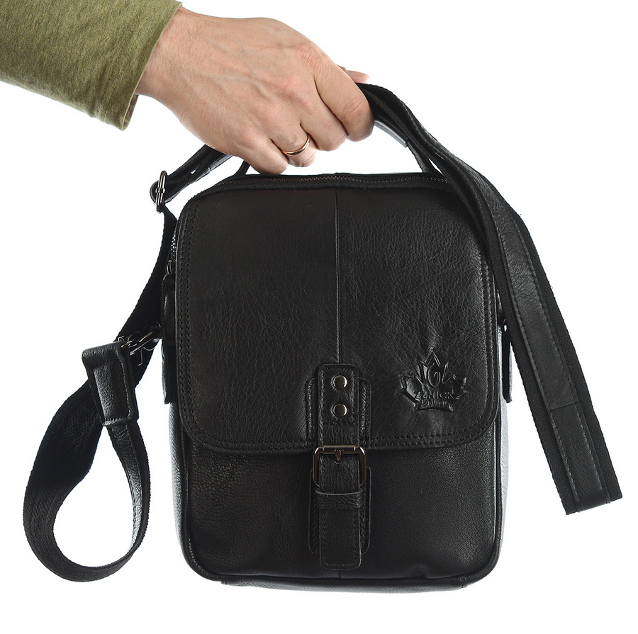 мужская сумка натуральная кожа zznick 