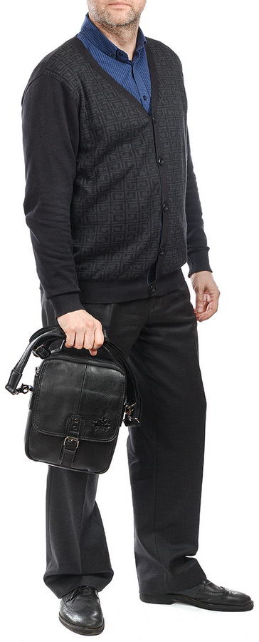 мужская сумка натуральная кожа zznick 