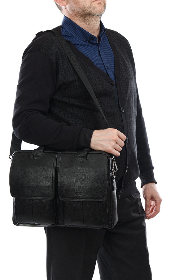 мужской портфель натуральная кожа catiroya