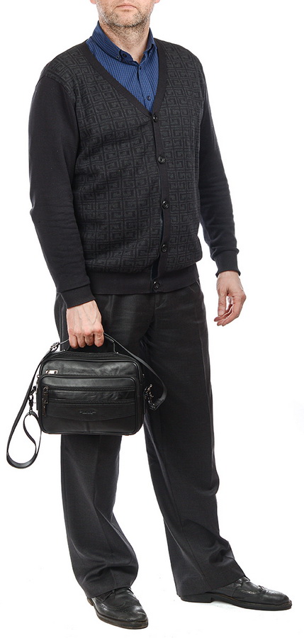 мужская сумка натуральная кожа catiroya