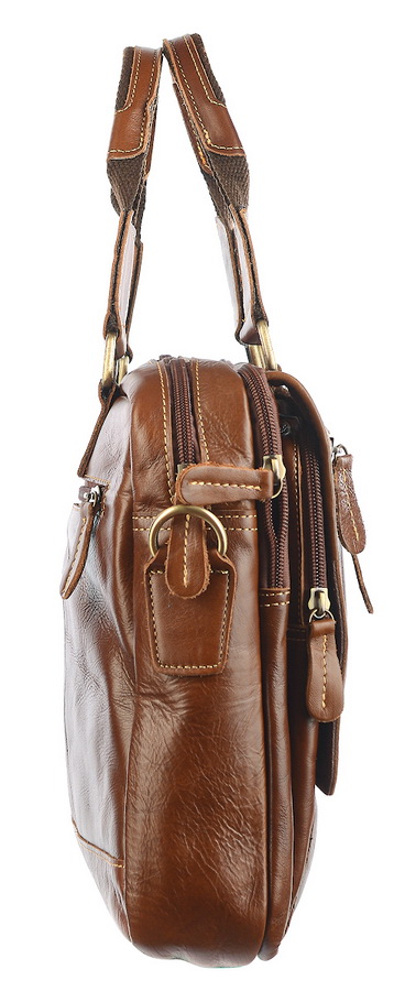 мужской портфель натуральная кожа famous men