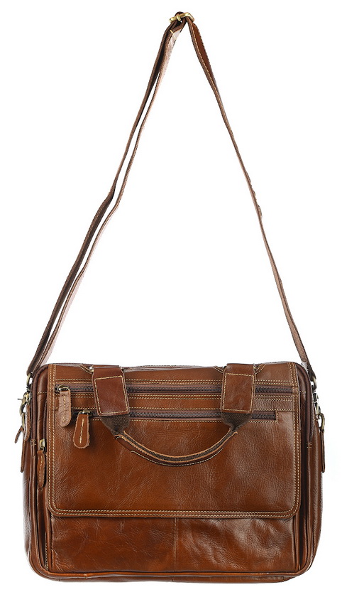 мужской портфель натуральная кожа famous men